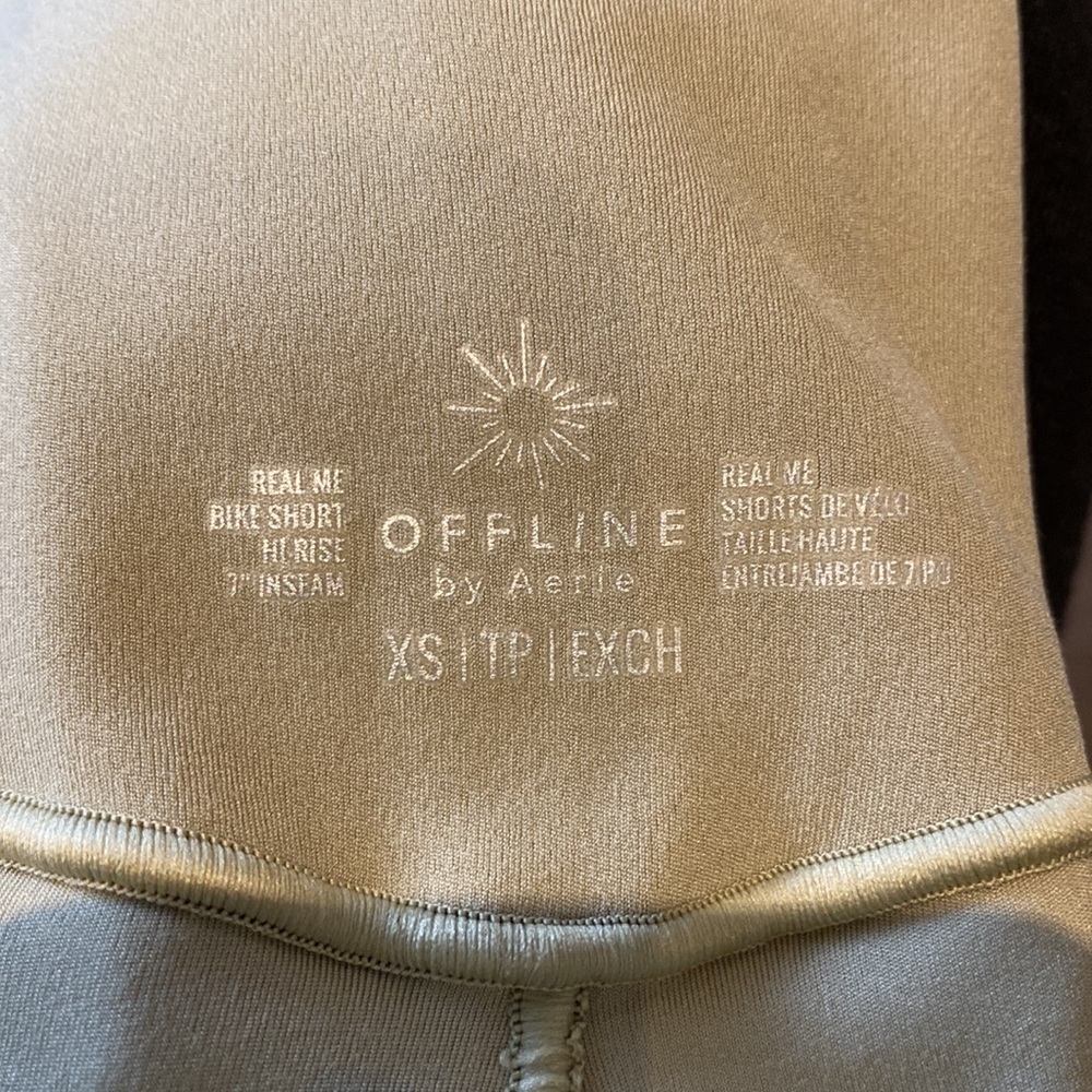 Aerie, Offline by Aerie shorts, tan colour, never worn - Picture 5 of 5
